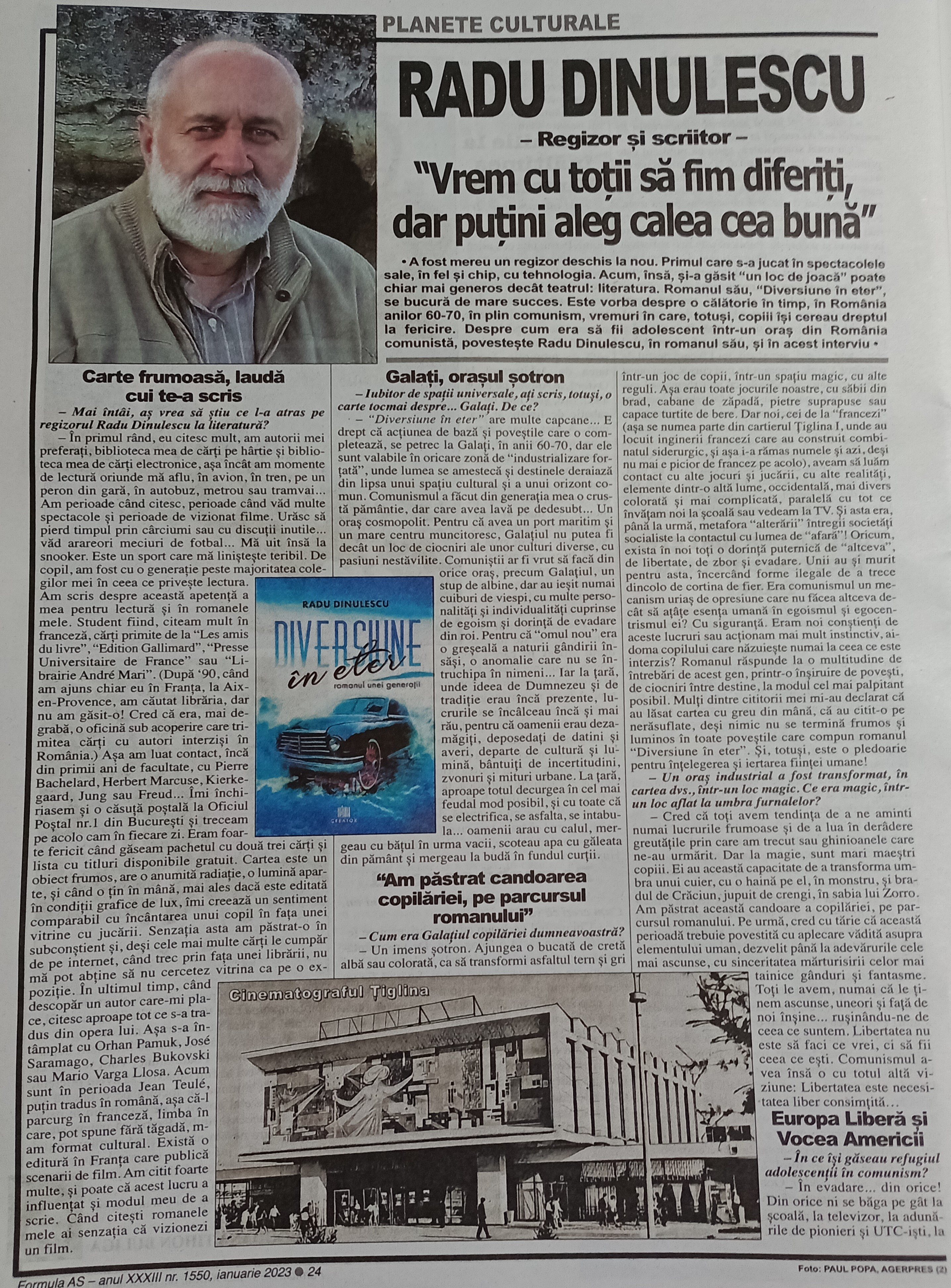 AMOS News – „O carte pe zi”